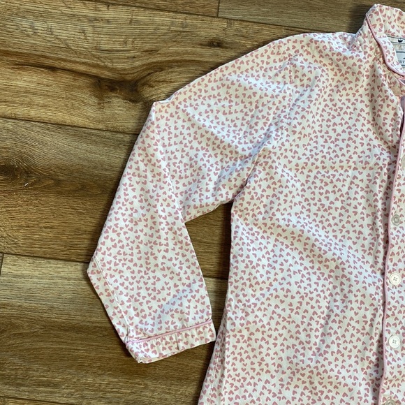 Petite Plum Girls Twill Cotton Heart pajama set - Picture 5 of 9